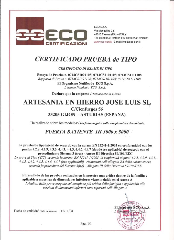 CERTIFICACION1